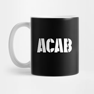 ACAB (white text) Mug